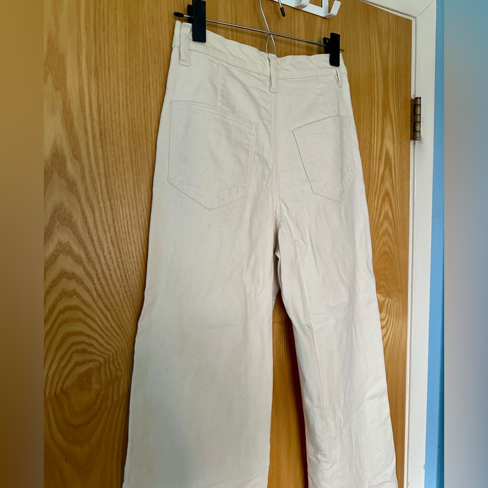 Whimsy & Row Flora Pant in Natural Wide Leg - Picture 10 of 10